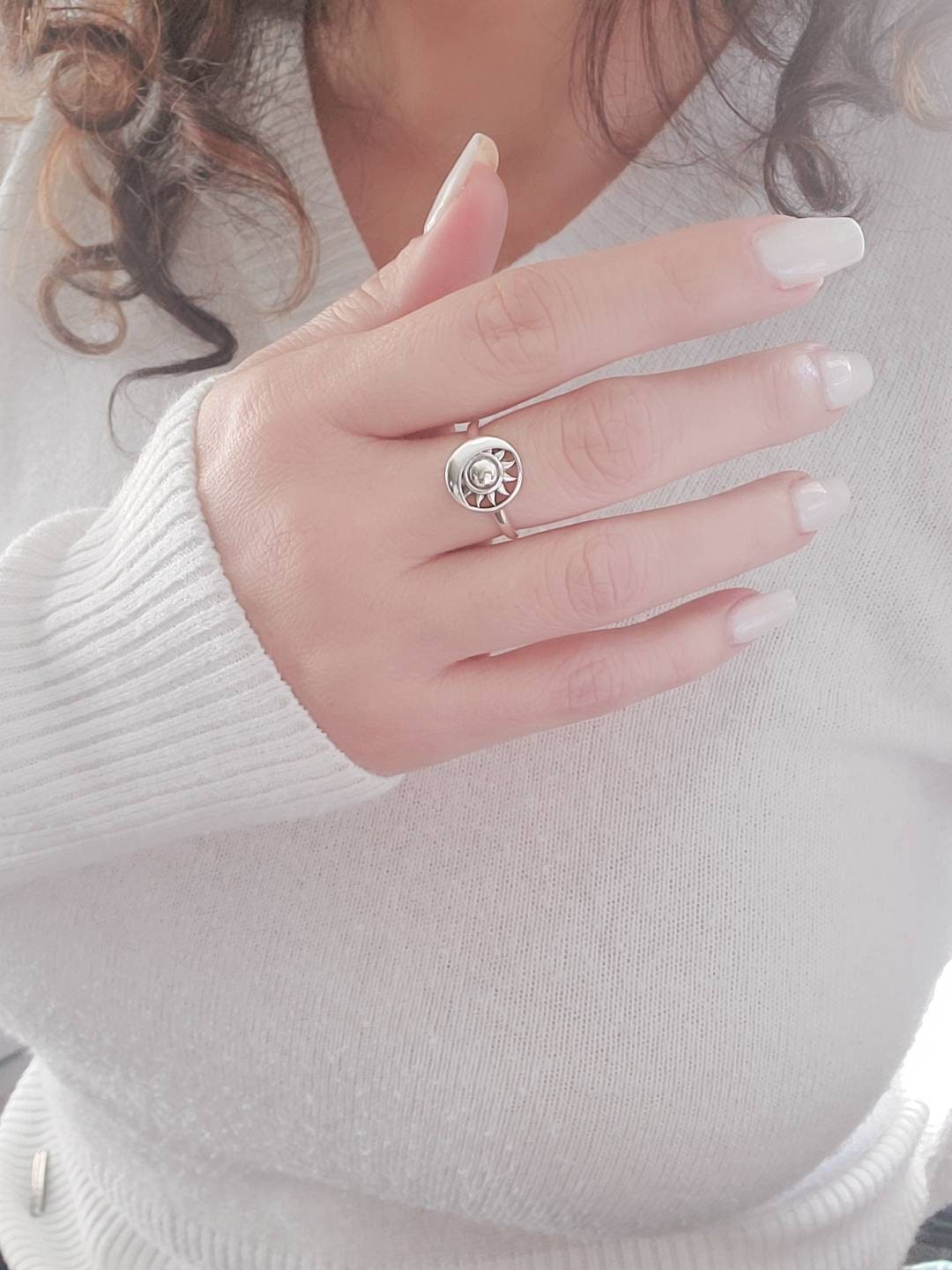 Moon Sun Bohemian Ring