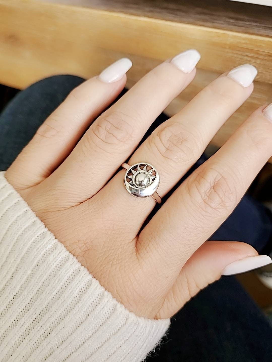 Moon Sun Bohemian Ring
