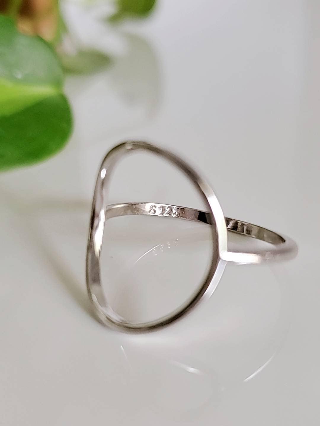Circle Ring Halo Ring