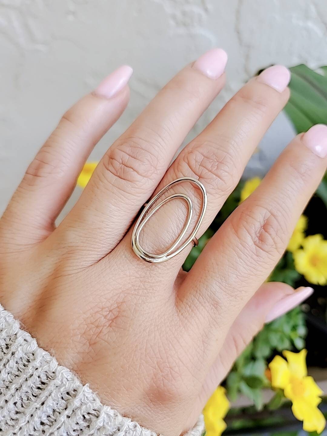 Halo Sterling Silver Women Ring