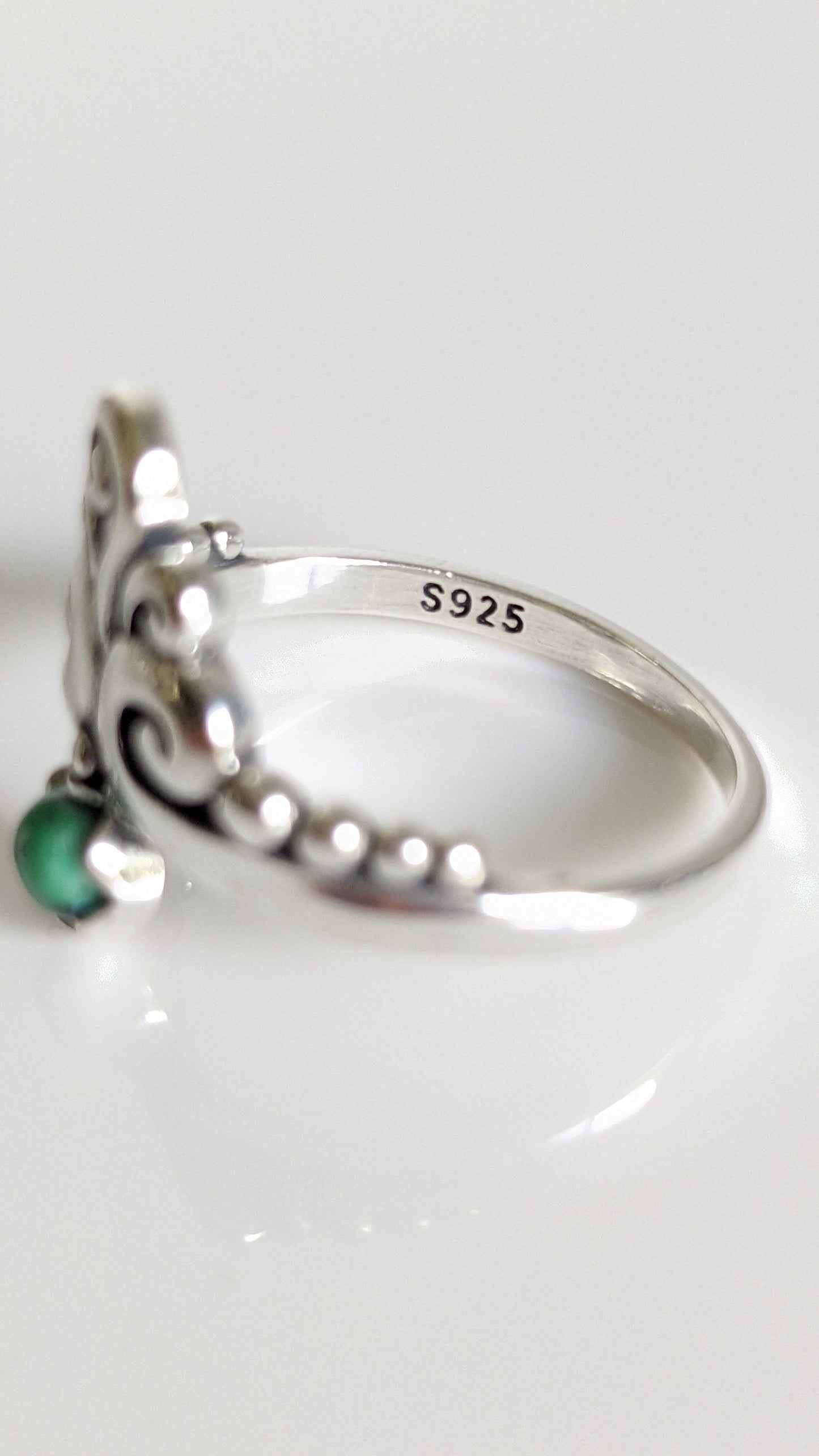 Sterling Silver Turquoise Ring, Women's Turquoise Ring