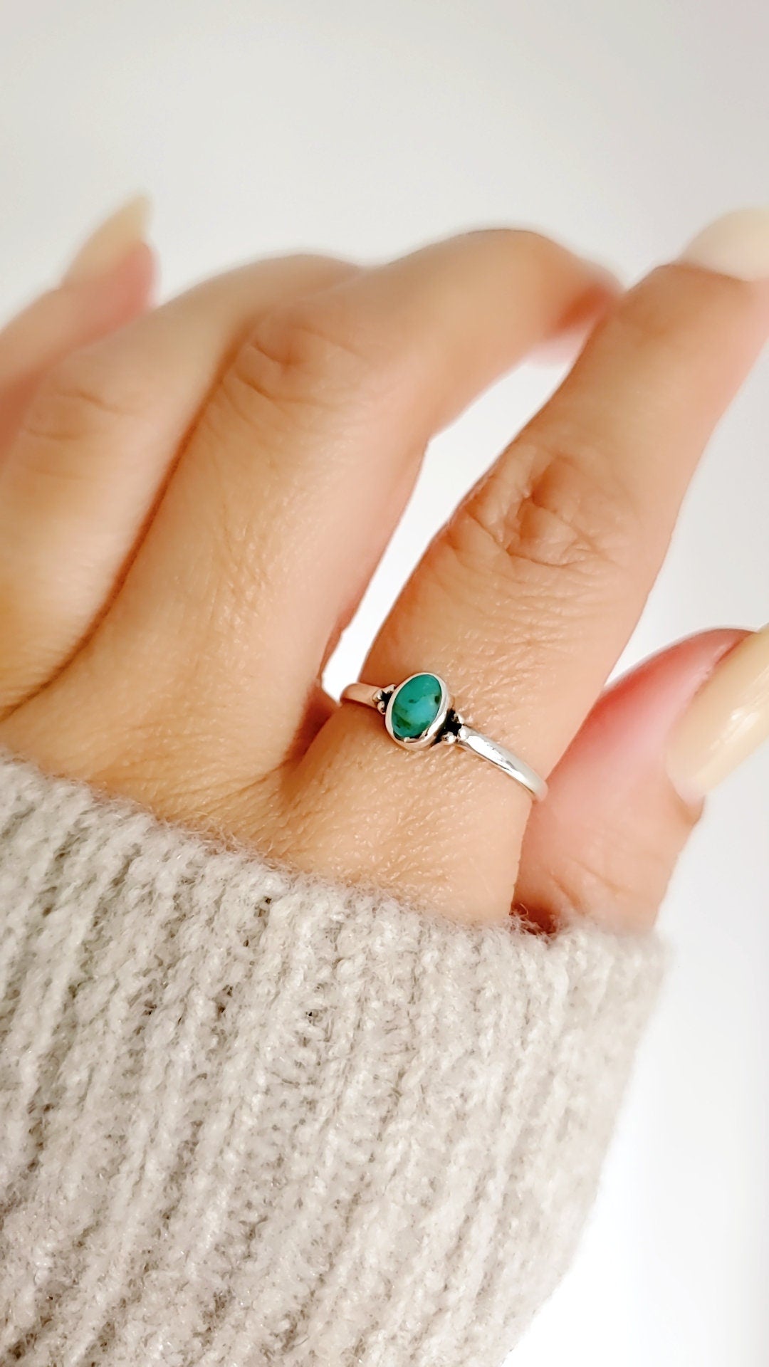 Beaded Turquoise Ring