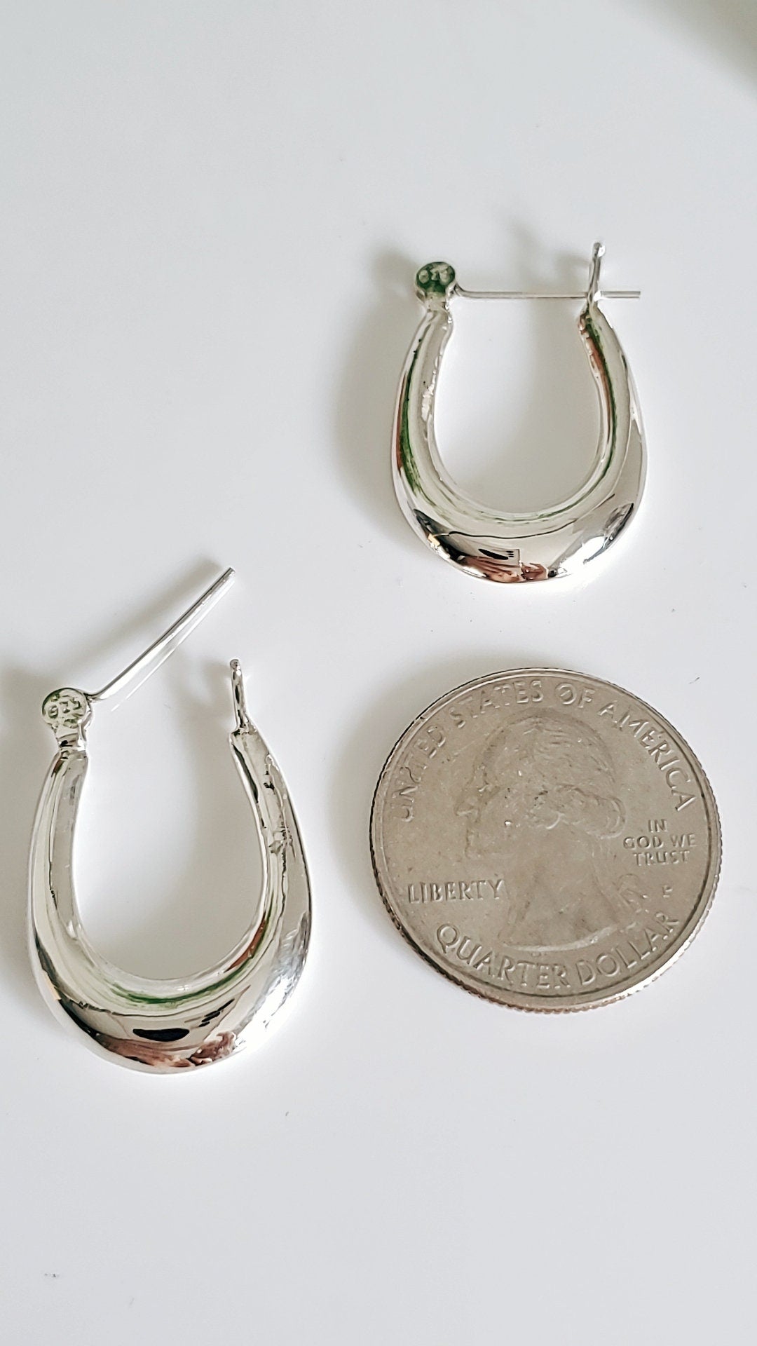 sterling Silver Hoops for Women, Silver Earrings, 925 Stamped Earrings, Small Hoops, Lightweight Earrings Hoops