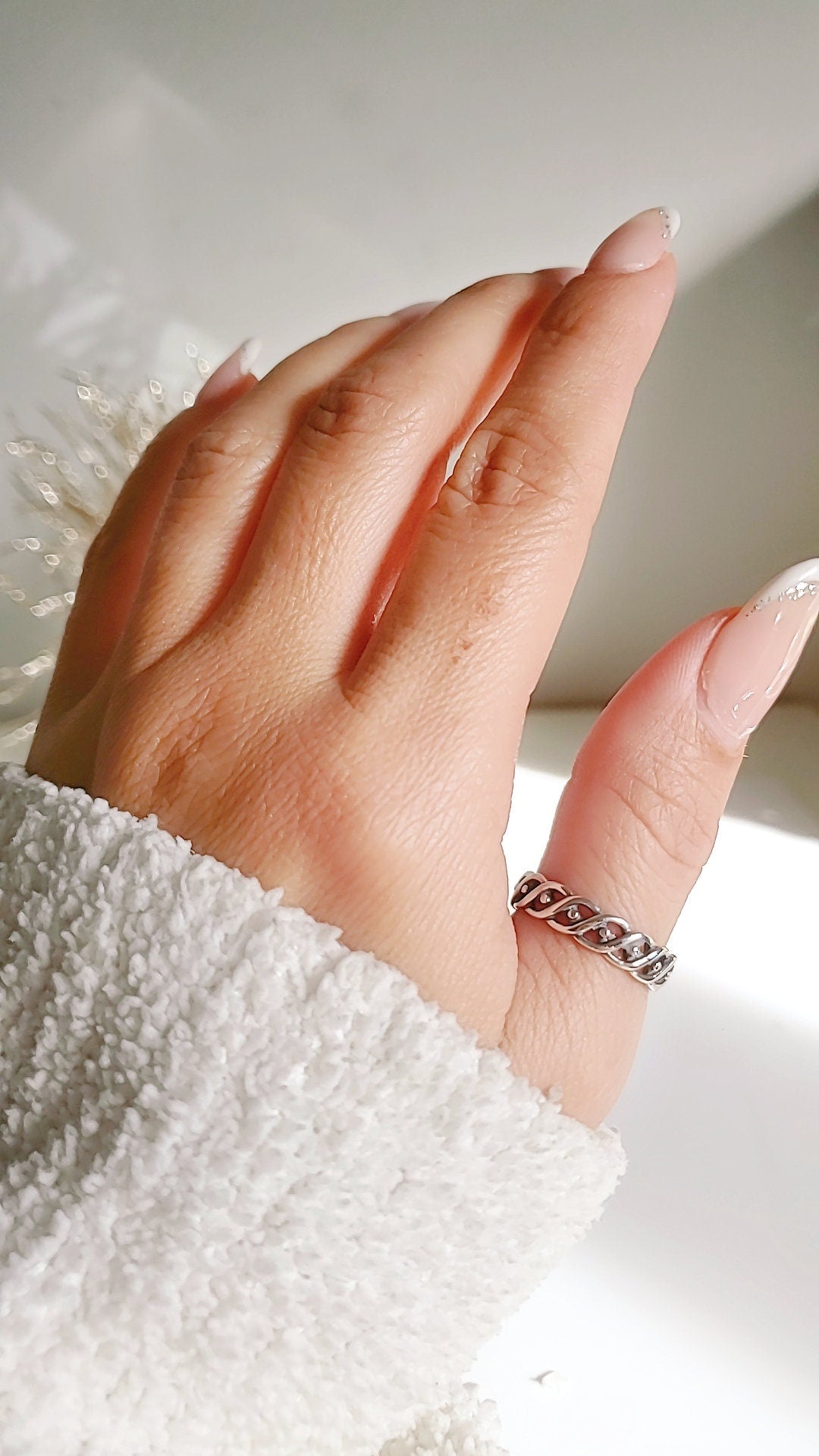 Braided Beaded Ring