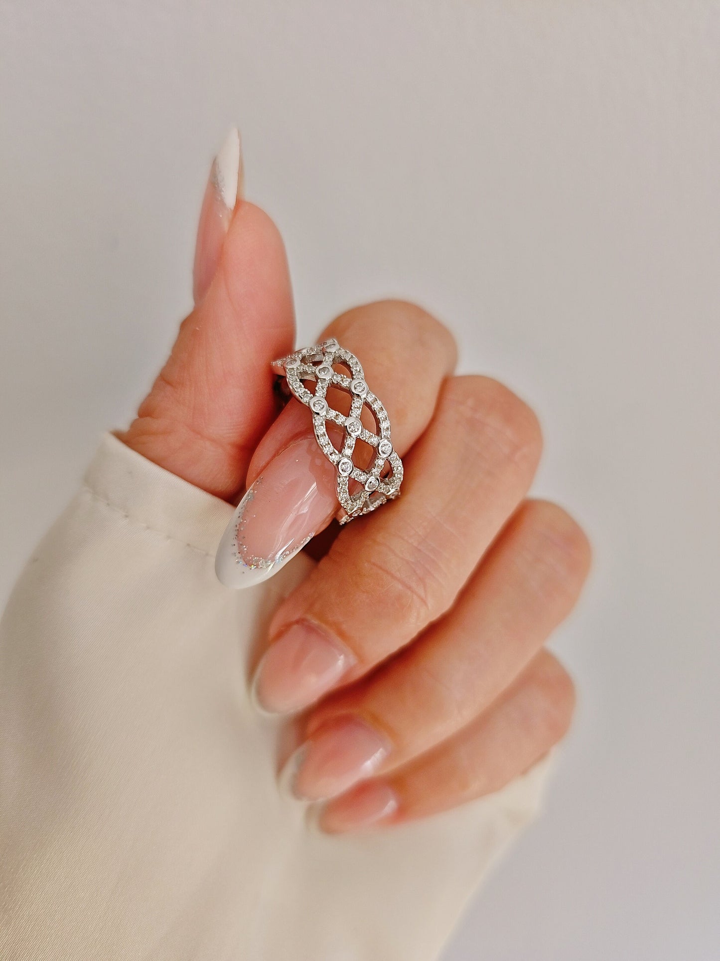 Celtic Anniversary Statement Ring