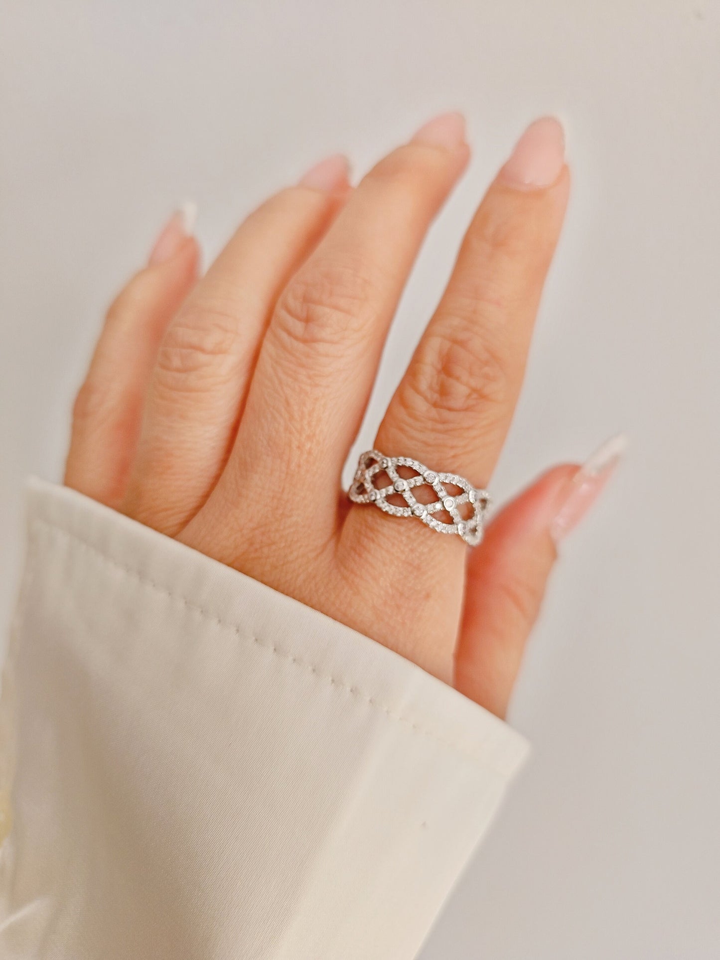 Celtic Anniversary Statement Ring