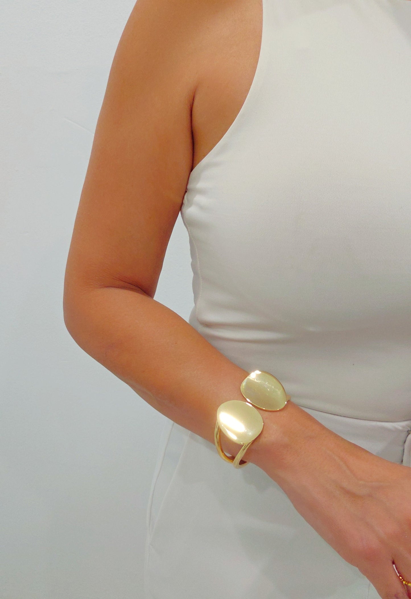 Bold & Chunky Gold Bangle for Women