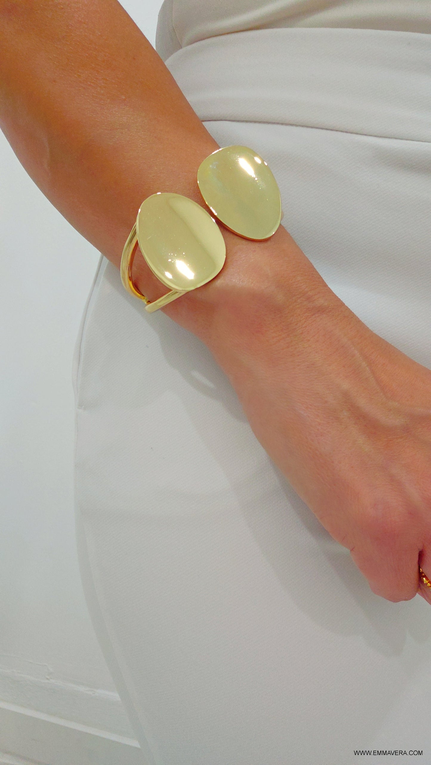 Bold & Chunky Gold Bangle for Women