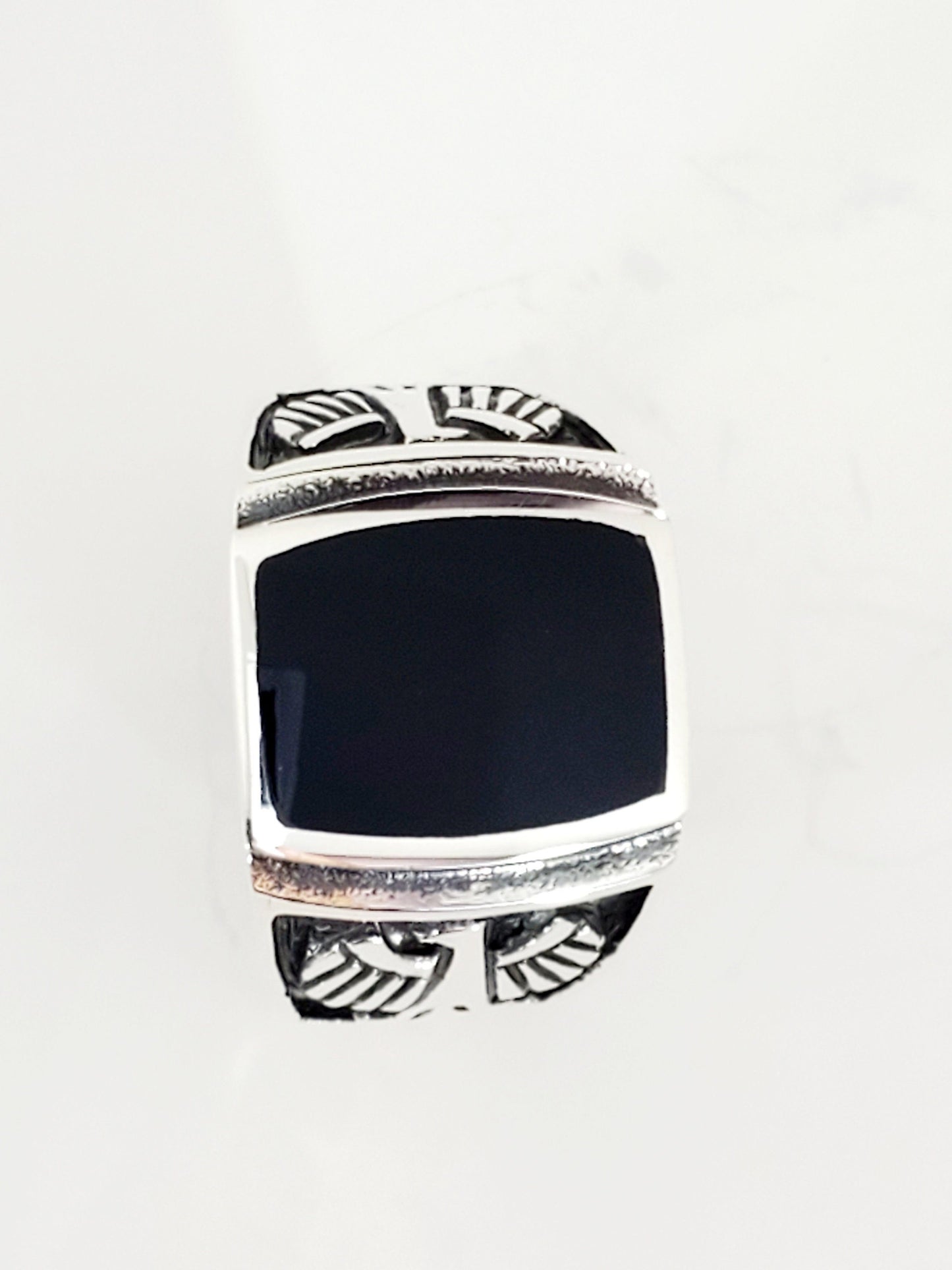 Onyx Kingsman Eagle Ring