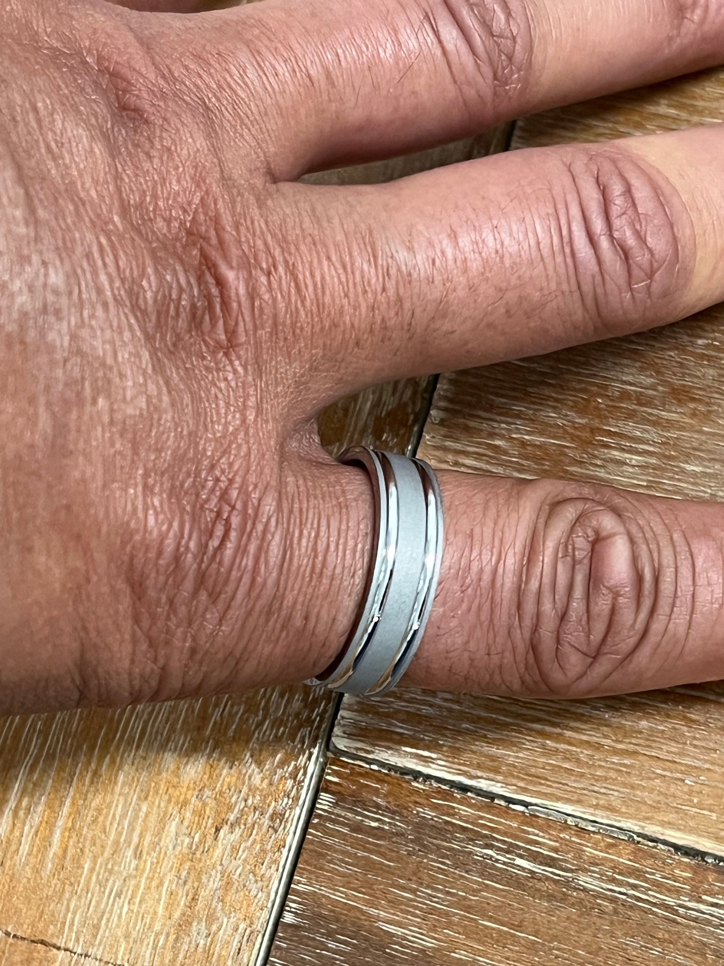 Stainless Steel Men's Silver Band