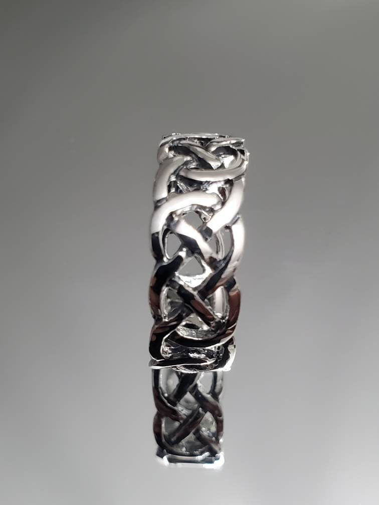 Celtic Sterling Silver Men's Ring