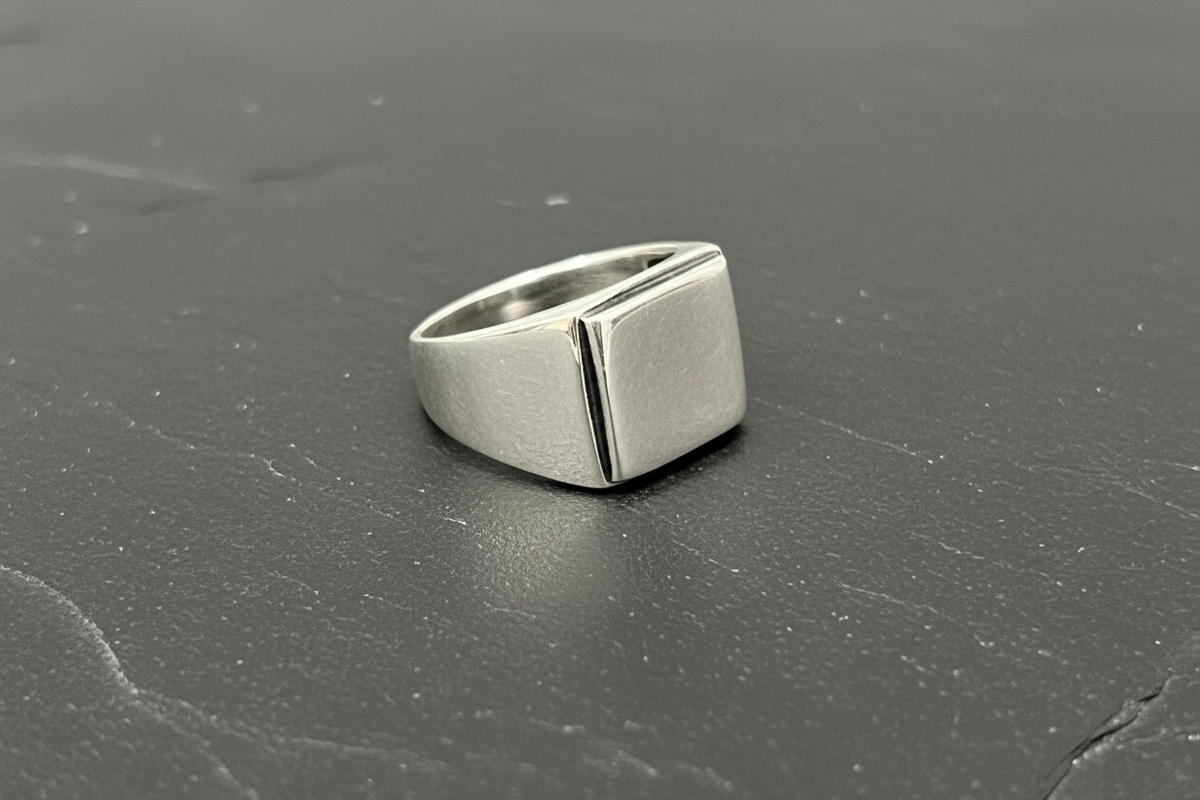 Masculine Signet Men's Ring