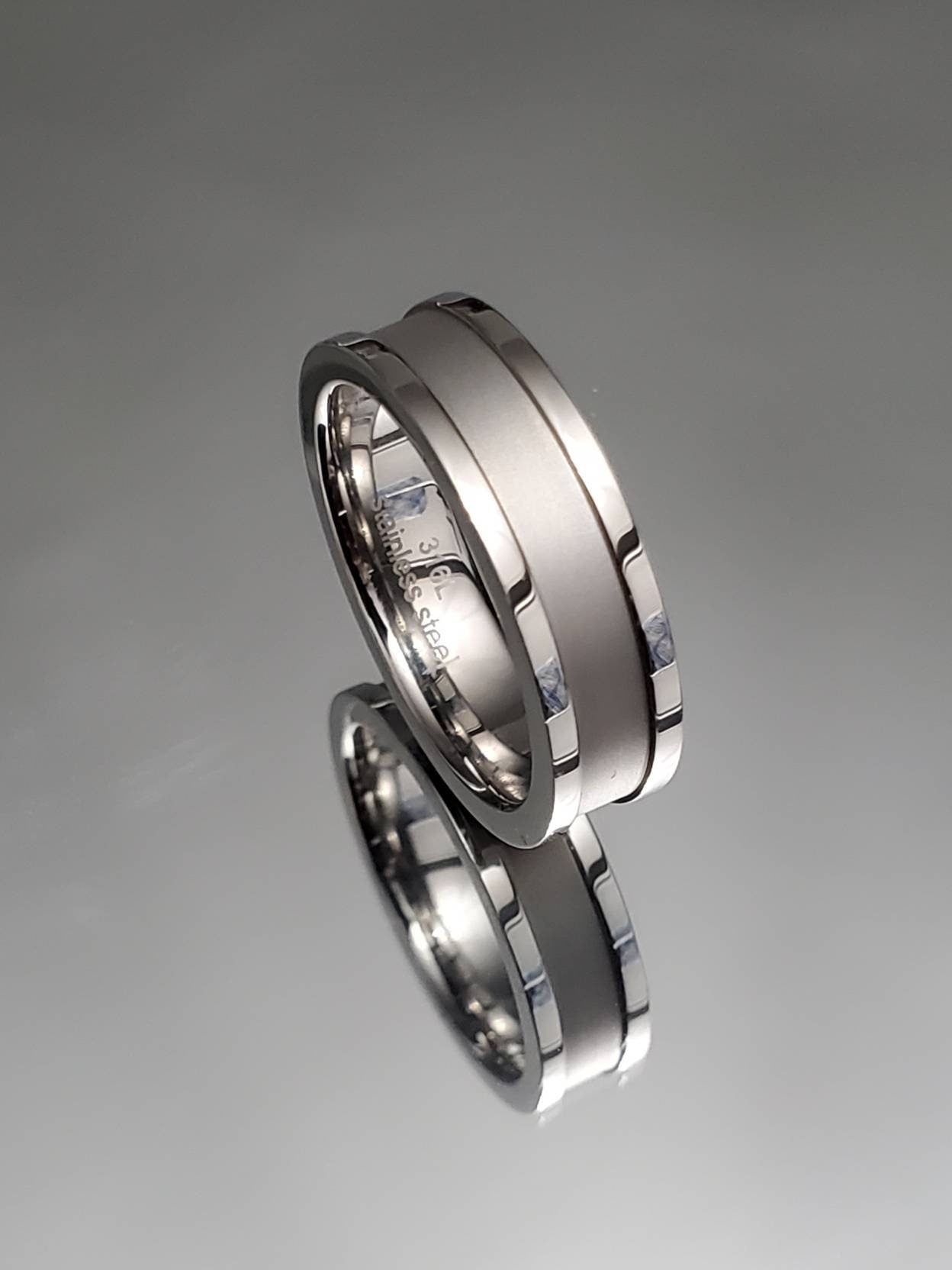 Satin Polish 8mm Wedding Band