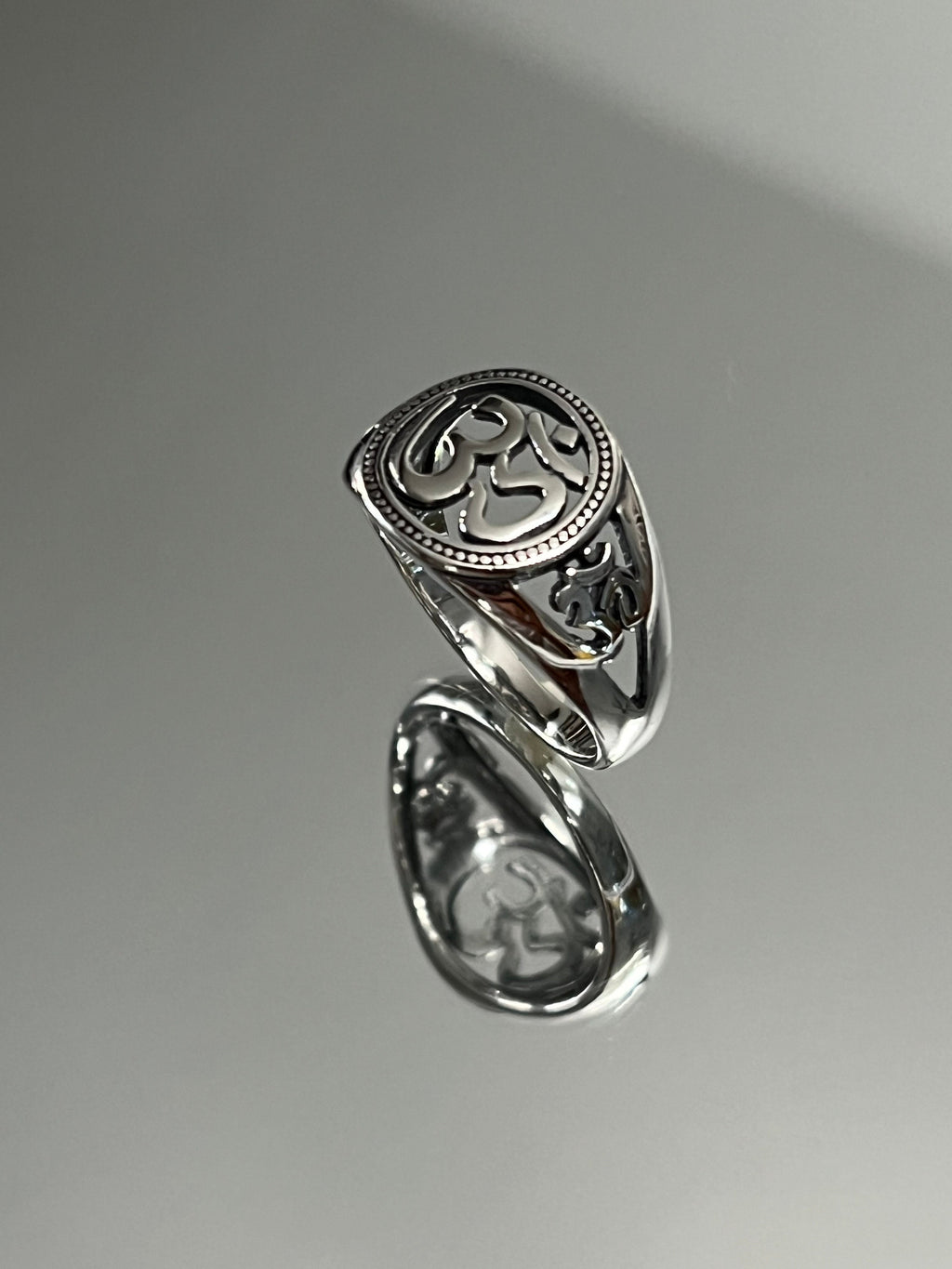 OM Ring – 925 Sterling Silver