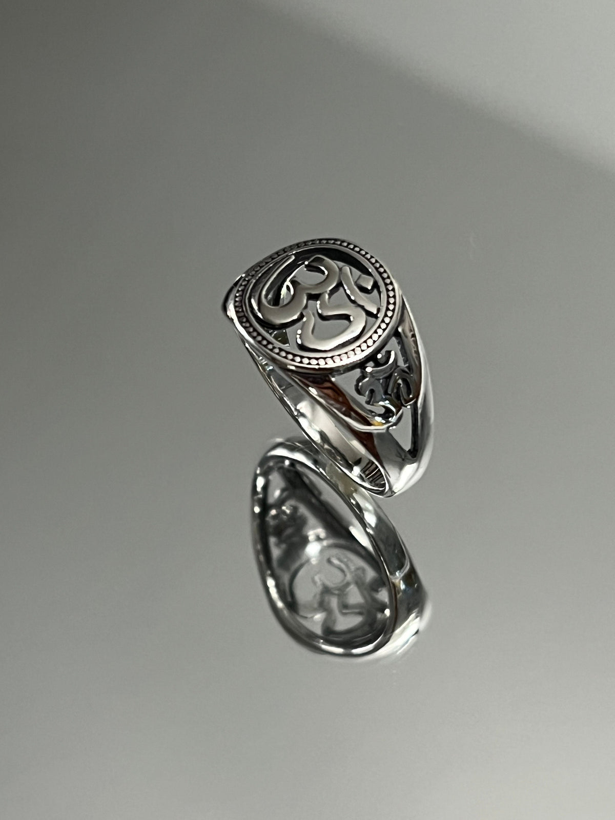 OM Ring – 925 Sterling Silver