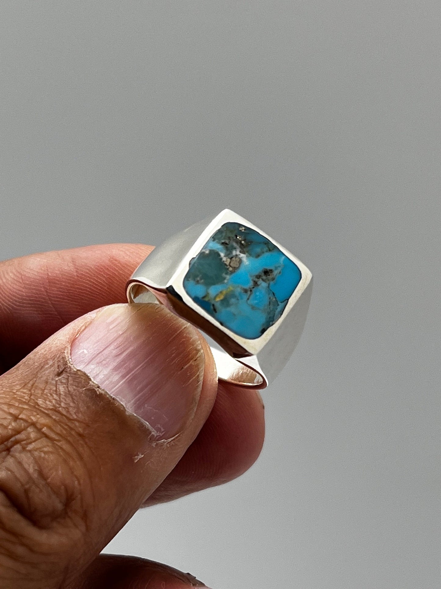 Formal Turquoise Men's Ring