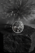 Around the World Tree of Life Ring Sterling Silver 925