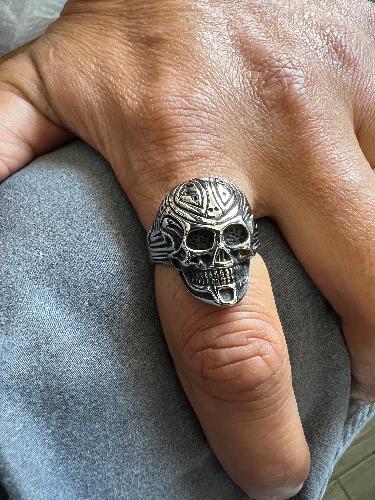 Skull Designer Ring