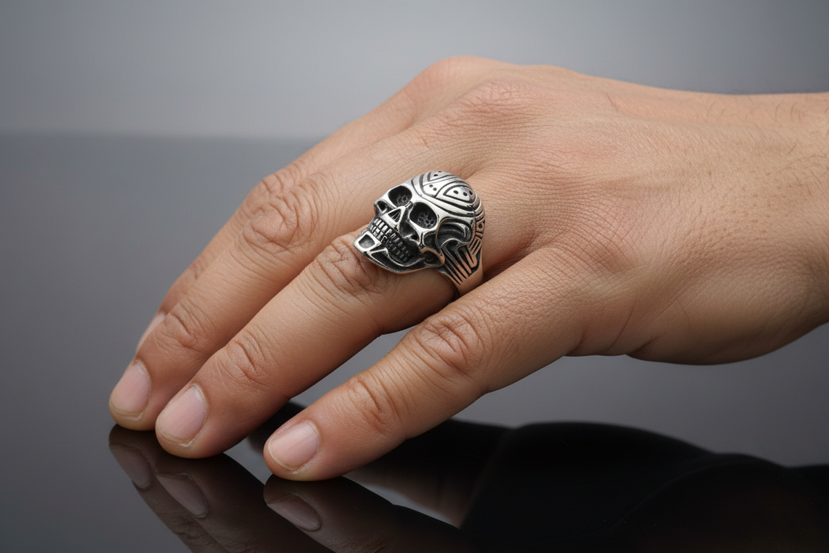 Skull Designer Ring