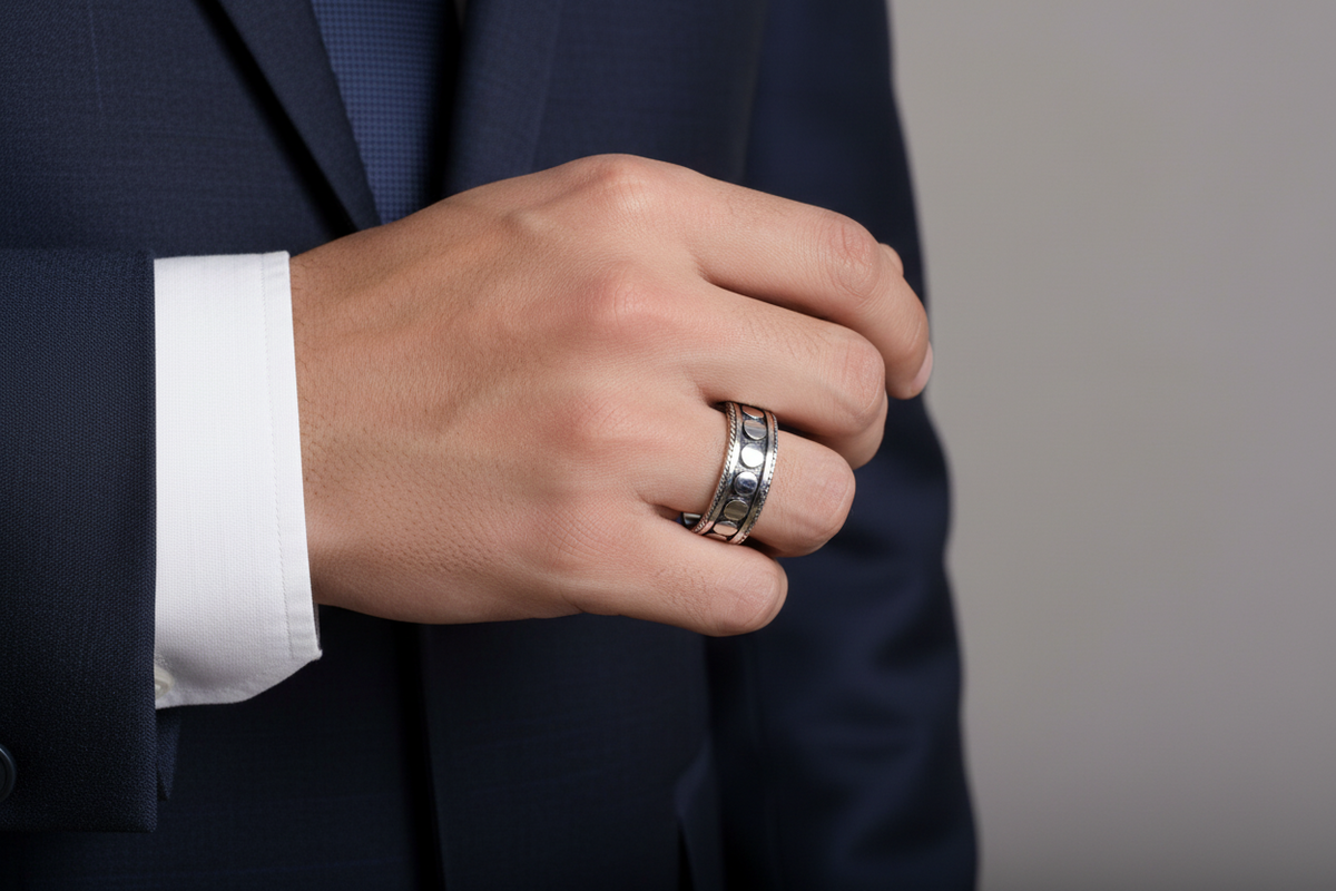 Men's Bali Fashion Sterling Silver Rings