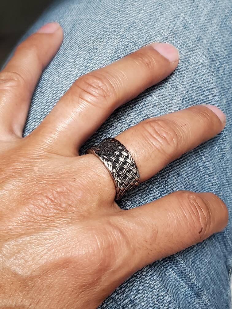 Woven Men's Ring