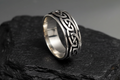 Celtic Spinner Meditation Sterling Silver Ring