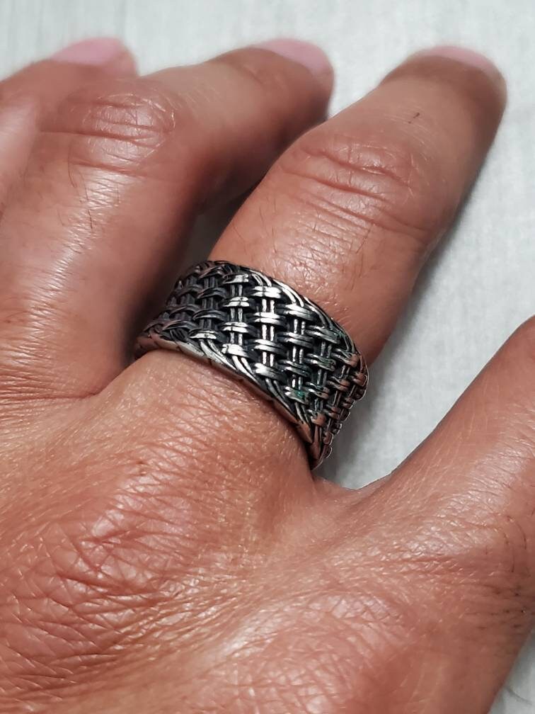 Woven Men's Ring