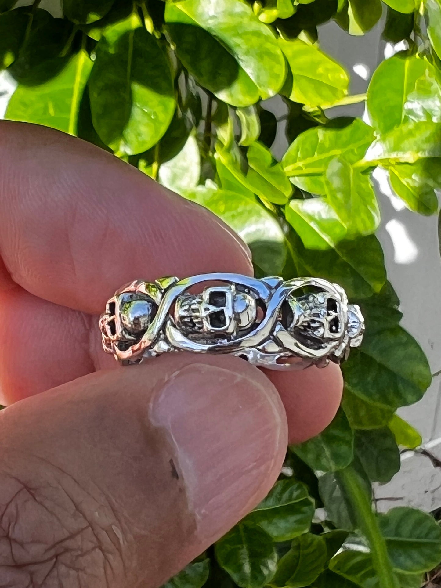 All Around Skulls Ring