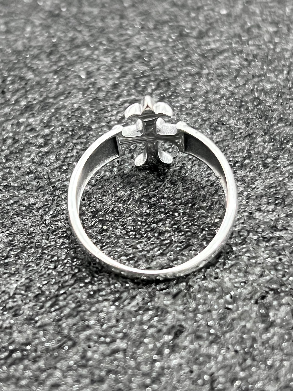 Eye Cross Turquoise Ring – Sterling Silver