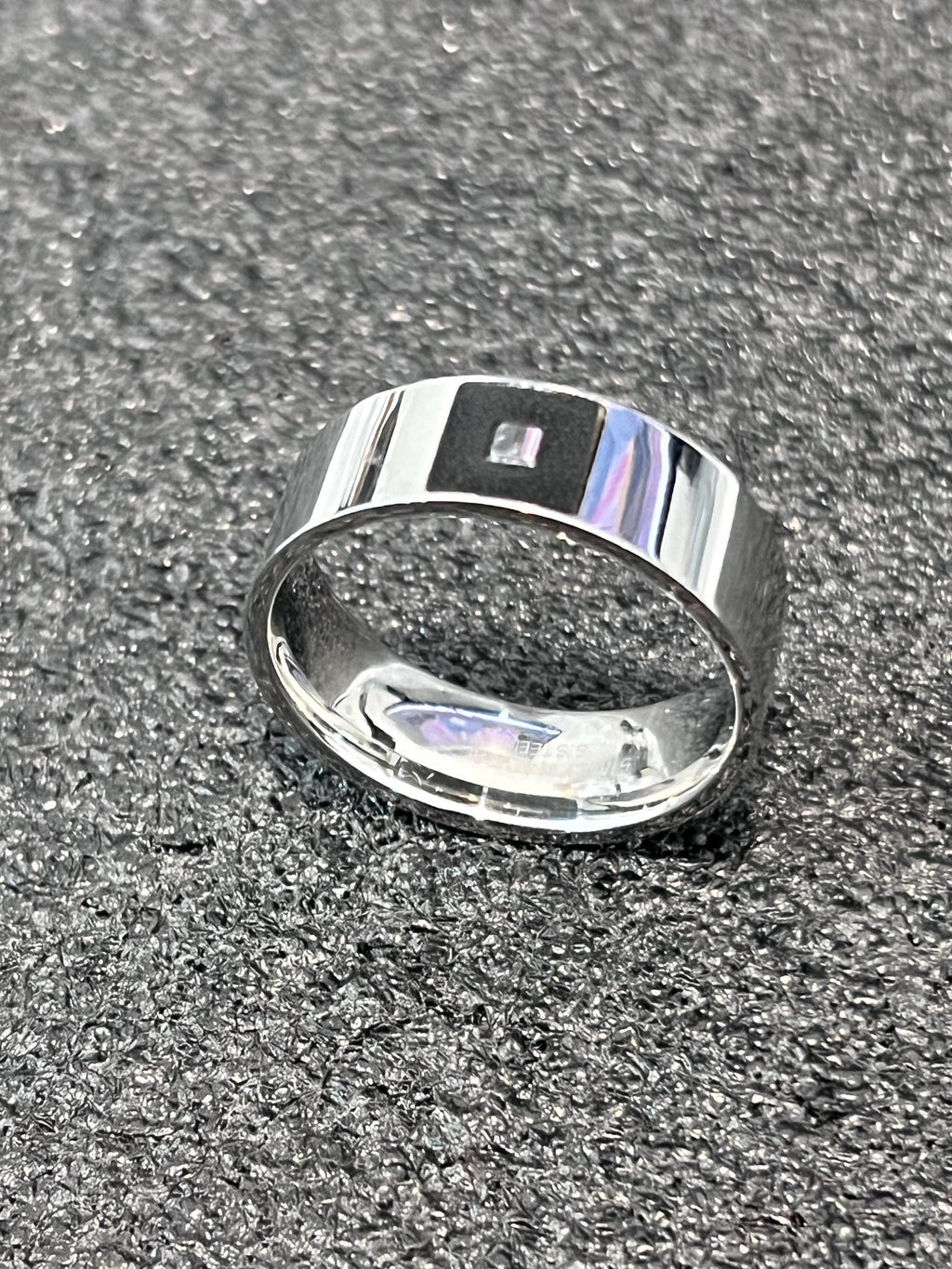 Men's Leather Signet Ring