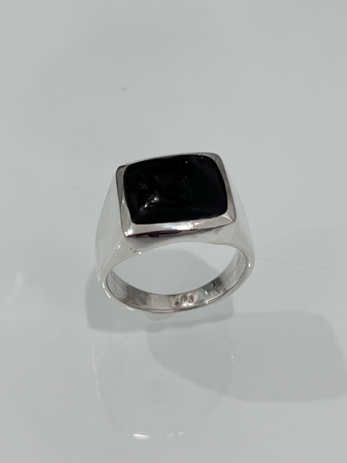 Onyx Ring – Sterling Silver