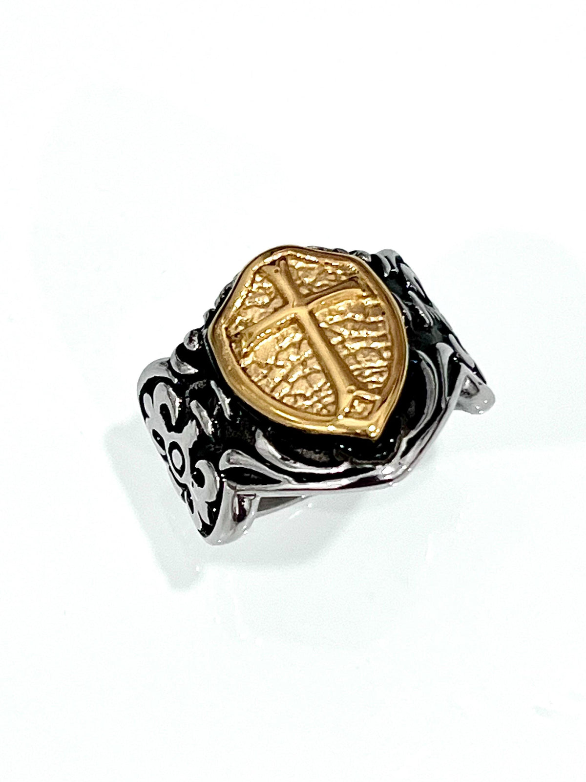 Cross Men's Ring – Stainless Steel