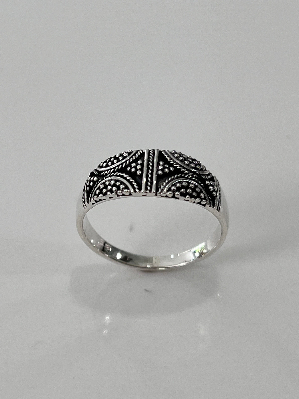 Bali Men's Wedding Ring – 925 Sterling Silver