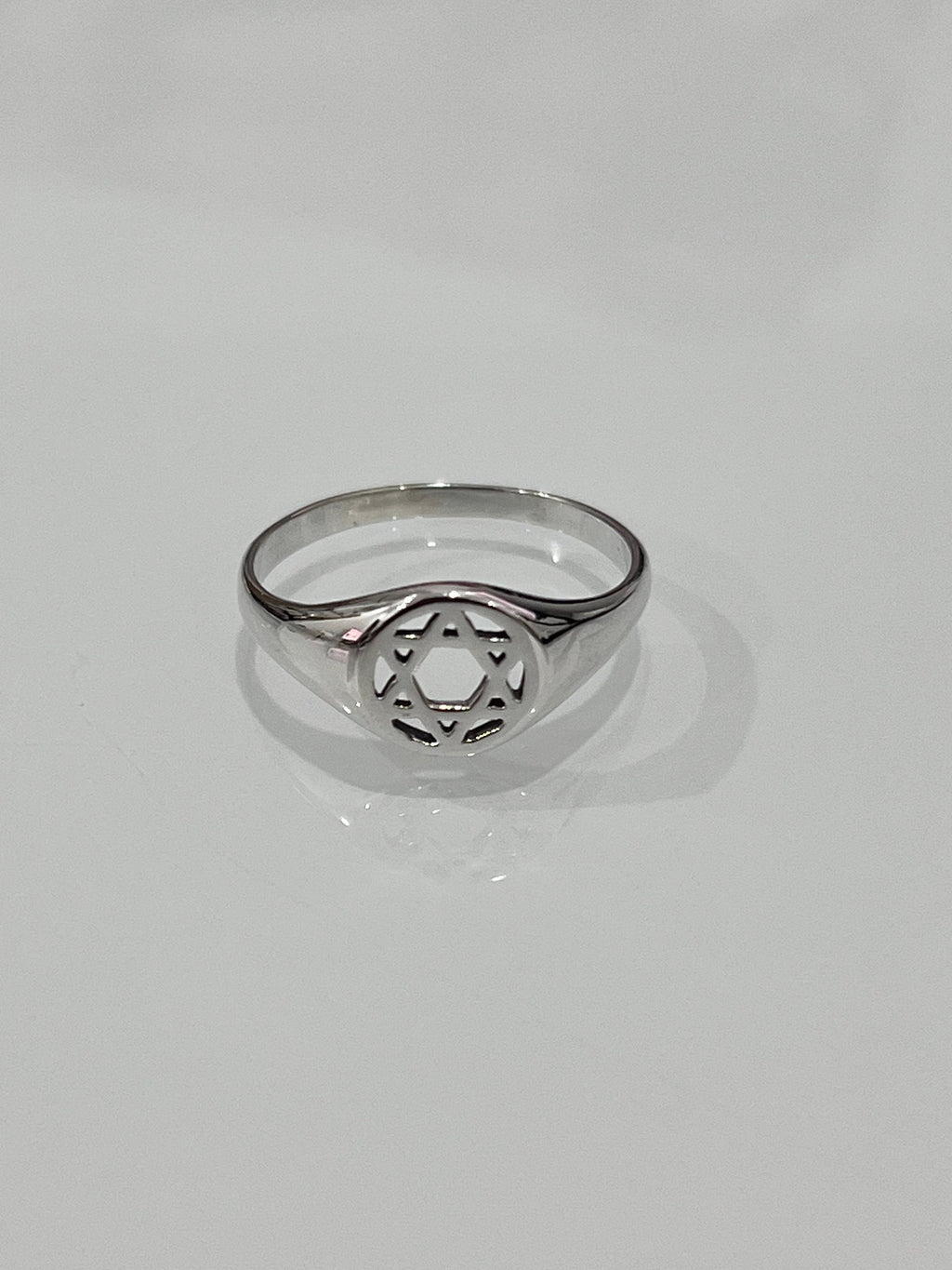Sterling Silver Star of David Ring