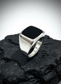 Onyx Ring – Sterling Silver