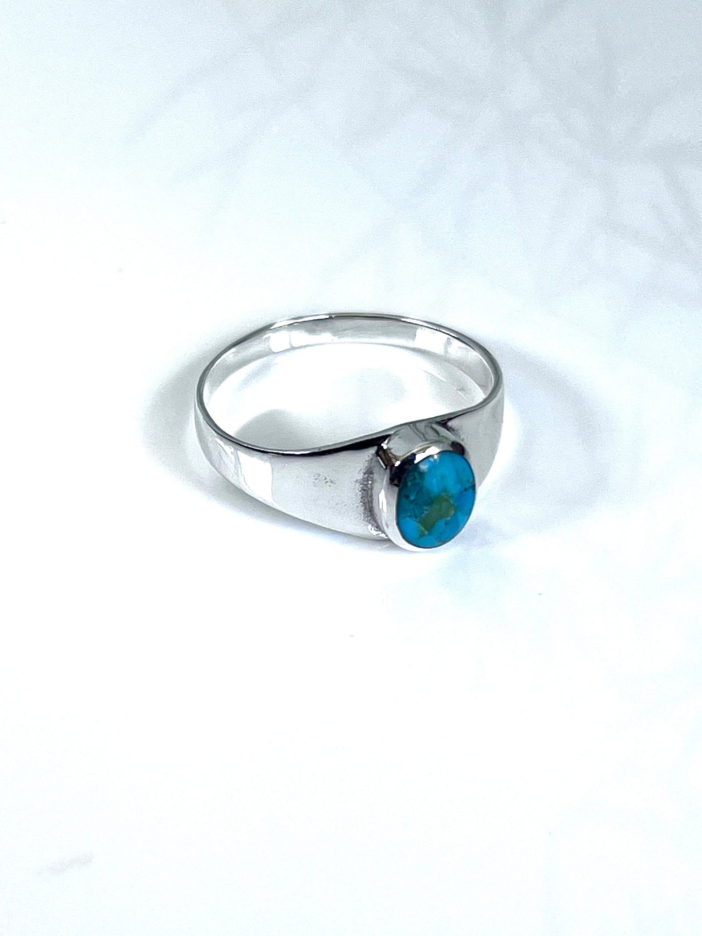 Turquoise Stone Ring Signet