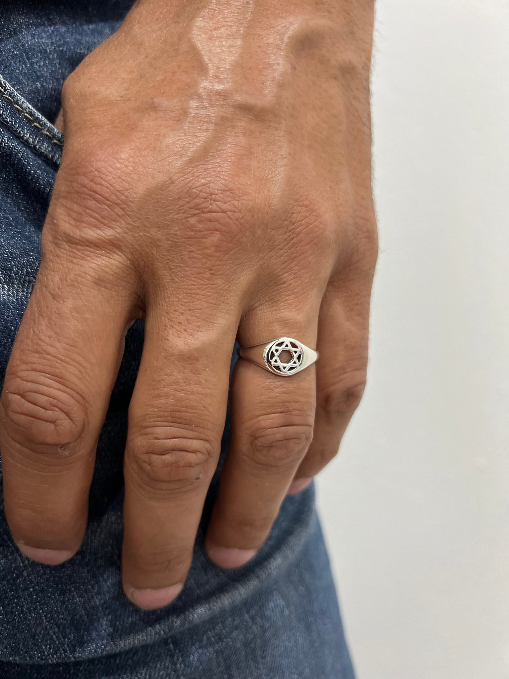Sterling Silver Star of David Ring