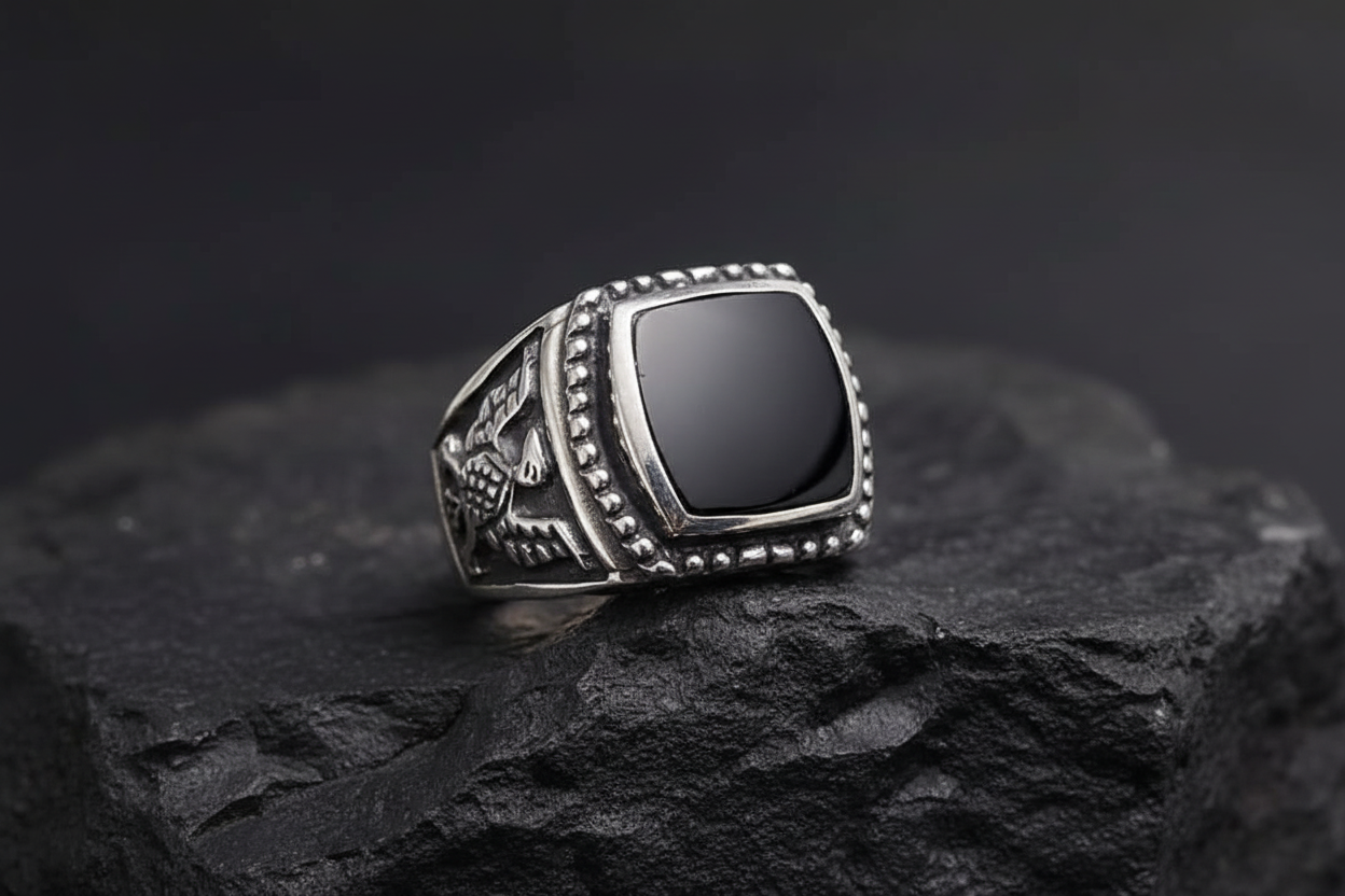 Kingsman Turquoise Eagle Ring