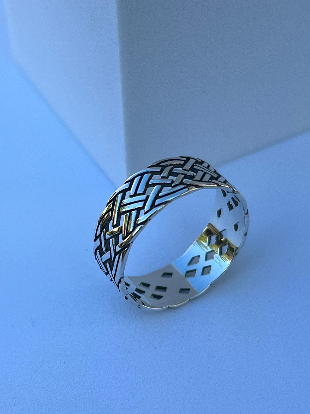 Braided Sterling Silver Band
