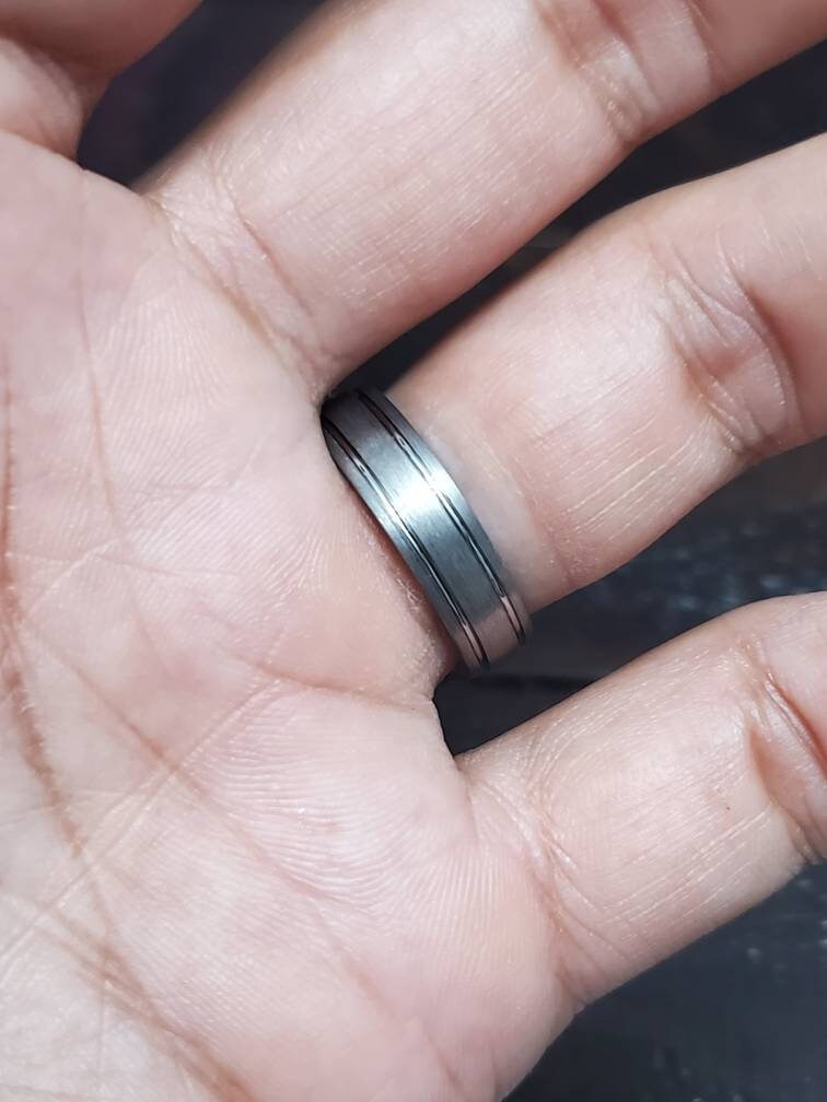 Unisex Wedding Ring – Tungsten