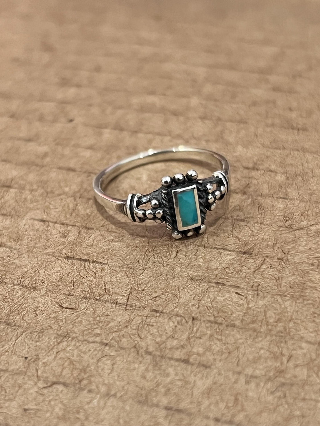 Black Agate Signet Ring – Sterling Silver