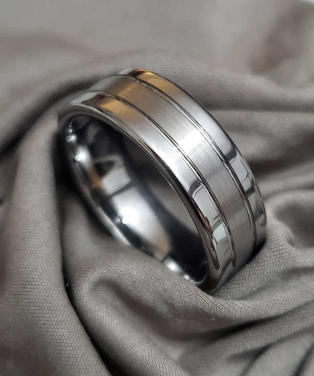 Men's Ring – Tungsten with 8mm Band Width
