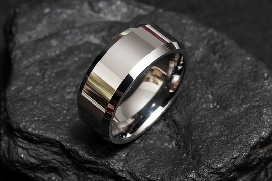 Simple Tungsten 8mm Tungsten Men's Band