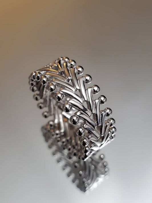 The Ultimate Silver Bold Statement Band,