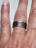 3 Stripes Band 316L Stainless Steel