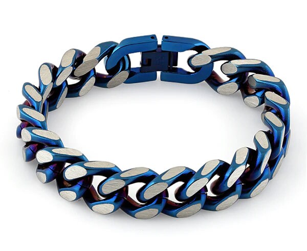 Blue Link Bracelet