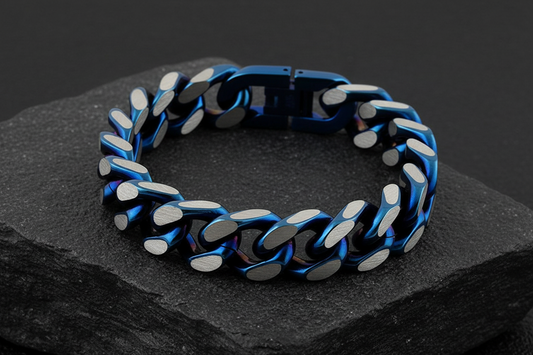 Blue Link Bracelet