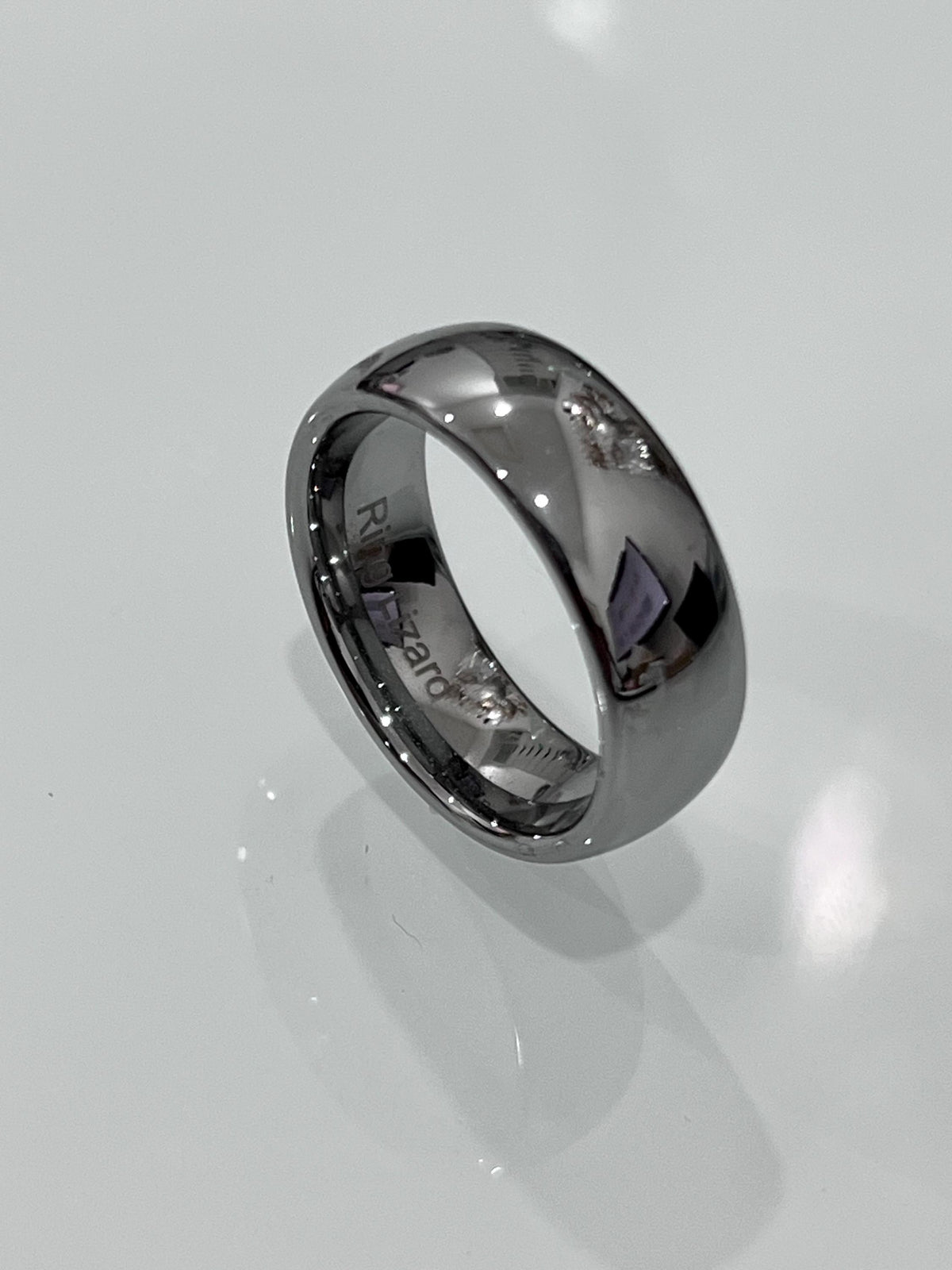 Scratch Gun Metal Unisex Wedding Ring – Tungsten