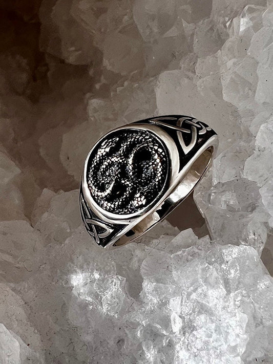 Celtic Snake Ring