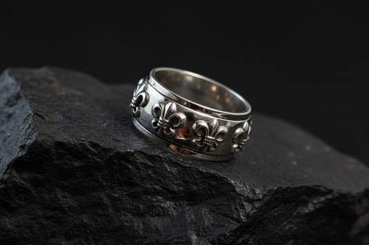 Fleur De Lis Spinner Band